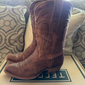 Tecovas Brown Leather Cowboy Boots